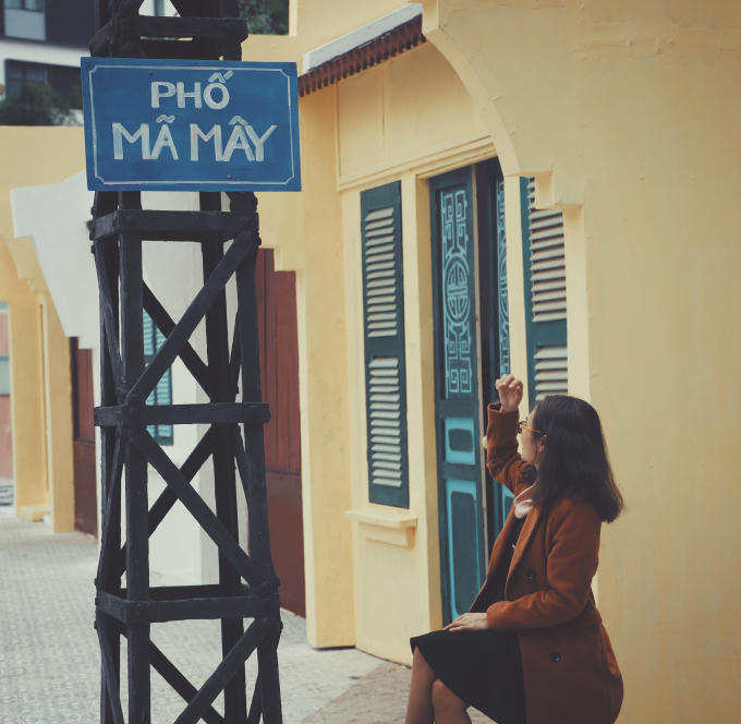 Hình ảnh phố cổ Hà Nội tại Cocobay Đà Nẵng.