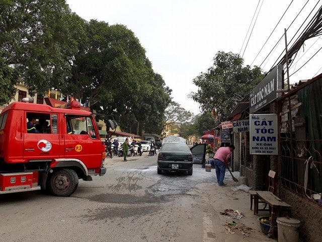 Đám cháy đã được dập tắt.