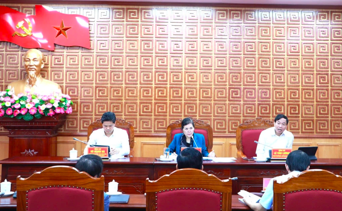 Ban Chấp hành Đảng bộ tỉnh Lai Châu tổ chức hội nghị cho ý kiến về Đề án sắp xếp đơn vị hành chính cấp xã. Ảnh UBND tỉnh Lai Châu.