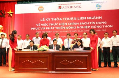 Agribank tăng cường hợp tác với T.Ư Hội Nông dân, T.Ư Hội Phụ nữ nhằm triển khai hiệu quả Chính sách tín dụng phát triển "Tam nông"