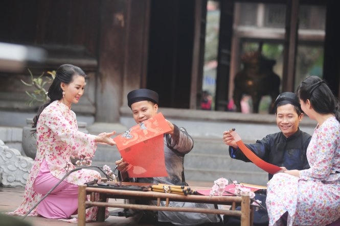 Nhóm xẩm Hà thành thực hiện MV "Bốn mùa hoa Hà Nội"