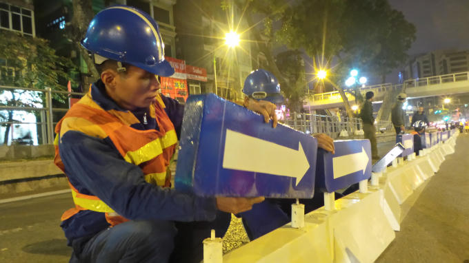 Tiến độ công việc được diễn ra nhanh chóng...