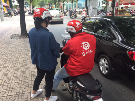 Một "cuốc" xe Go-Viet chỉ có 5.000 đồng đang thu hút khách