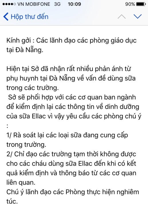 Email giả chữ ký lãnh đạo Sở GD&amp;ĐT TP Đà Nẵng.