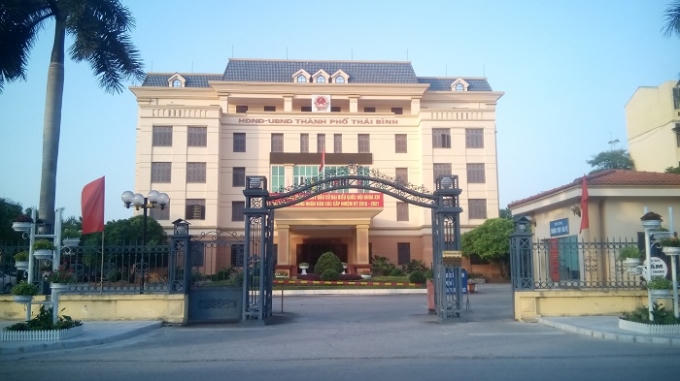 Trụ sở UBND Tp Thái Bình (tỉnh Thái Bình).