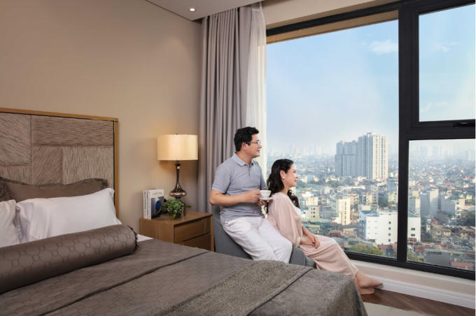 Các căn hộ tầng cao tại King Palace đem lại tầm nhìn lý tưởng cho các chủ nhân.