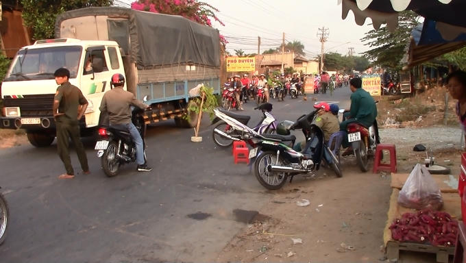 Khu vực xảy ra án mạng.