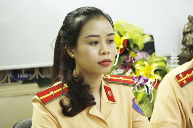 Thiếu Úy Hoàng Thị Ngọc Lan - Đội CSGT số 1 - CA TP Hà Nội