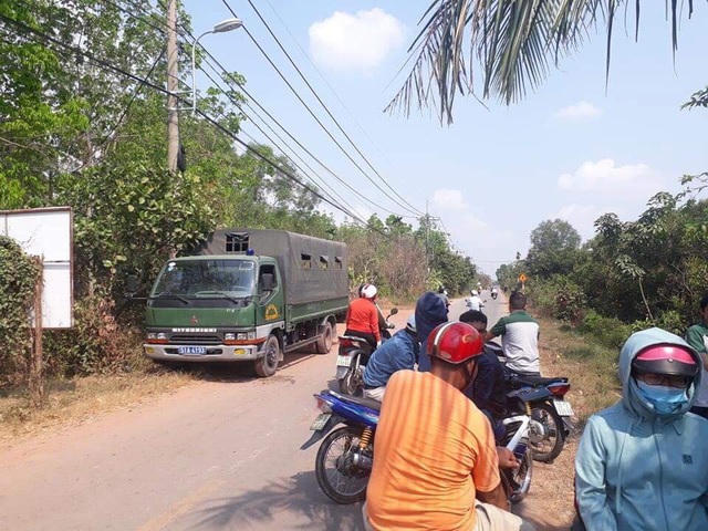 Khu vực này được phong tỏa nghiêm ngặt để đảm bảo an toàn cho người dân