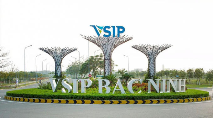 Gần 25ha đất trong Khu đô thị và dịch vụ VSIP Bắc Ninh được Công ty TNHH VSIP nhượng lại cho 5 đối tác xây nhà liền kề, biệt thự.