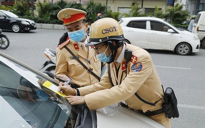 Gần 7.000 trường hợp vi phạm giao thông tại Hà Nội trong 6 tháng đầu năm. (Ảnh minh họa)