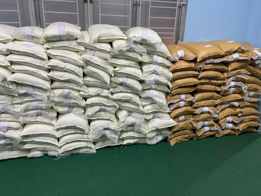 Tổng giá trị số đường không rõ nguồn gốc bị phát hiện có giá trị khoảng 50 triệu đồng. (Ảnh: Chi cục QLTT TP HCM)