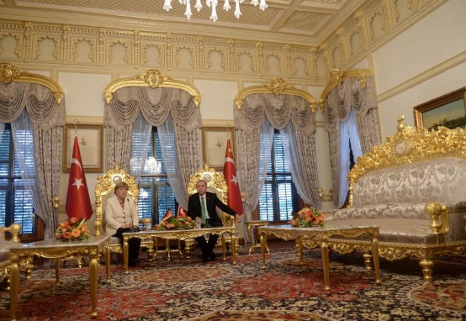 Bên trong cung điện, Tổng thống Erdogan đã tự thiết kế nhiều hạng mục và đưa ra một số biện pháp phòng ngừa bằng một đường hầm ngầm ngay trong dinh thự. (Ảnh: Getty)