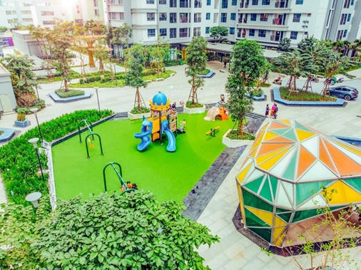 Không gian sống xanh ở TNR Goldmark City “hớp hồn” cư dân