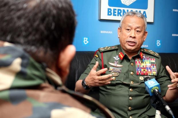 Tổng tư lệnh quân đội Malaysia Tan Sri Zulkifeli Mohd Zin (Ảnh: The Star)