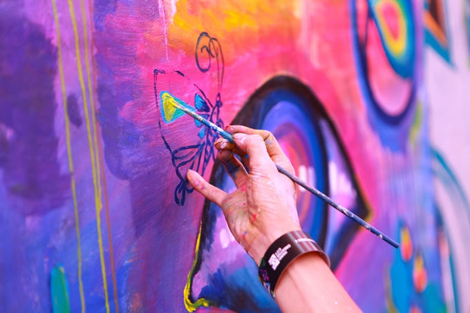 Chất lừ với nghệ thuật đường phố Graffiti Festival 2016