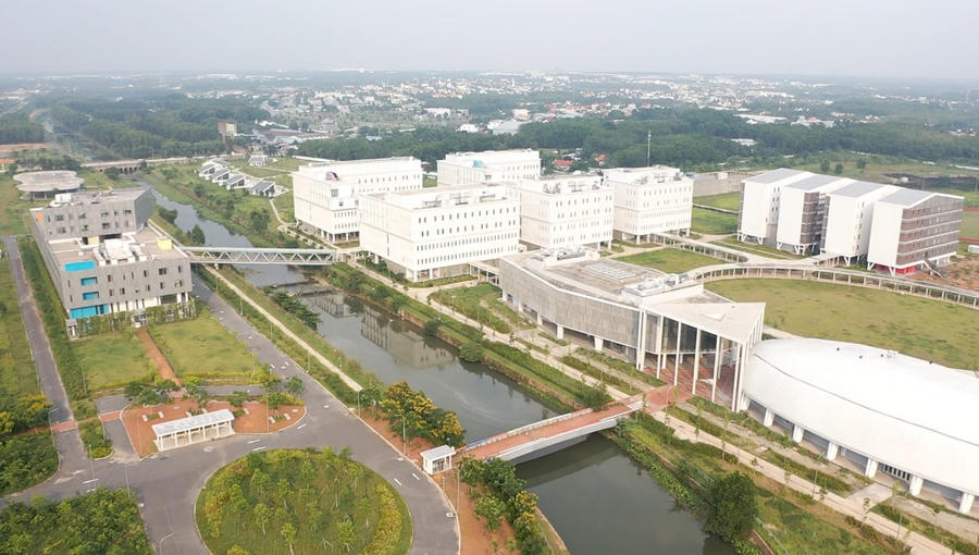 Khuôn viên trường Đại học Việt – Đức.
