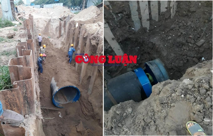 Ông Hiếu cho biết nhà thầu phụ có chỉ đạo việc lấy đất pha cát san lấp không đúng theo đúng yêu cầu kỹ thuật.