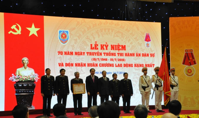 Bộ Tư pháp long trọng tổ chức Lễ Kỷ niệm 70 năm Ngày truyền thống Thi hành án dân sự