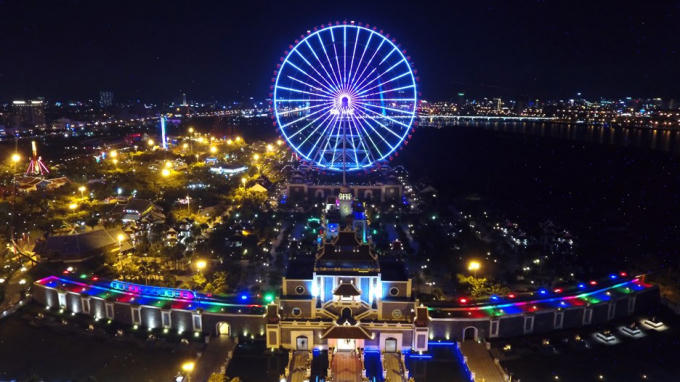 Sun World Danang Wonders lung linh trong mùa Trung thu.