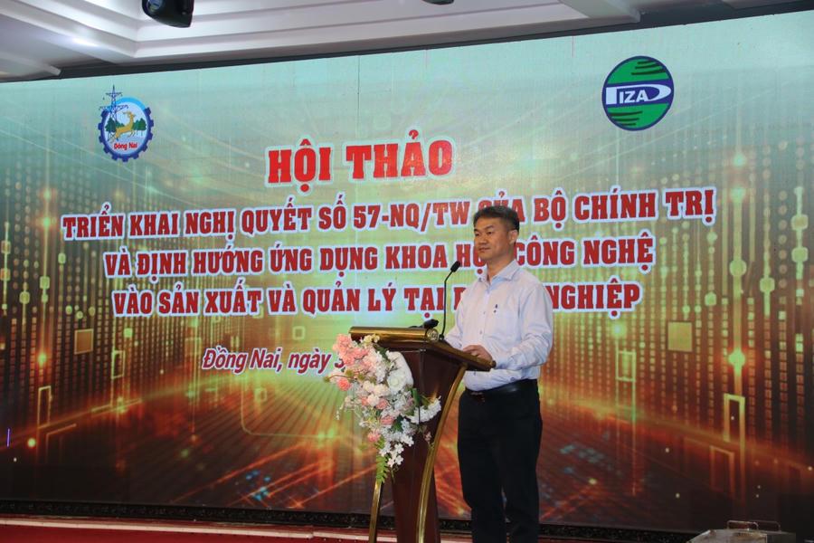 Ông Nguyễn Trí Phương (Trưởng Ban quản lý Các khu công nghiệp Đồng Nai) cam kết đồng hành cùng doanh nghiệp trong chuyển đổi số