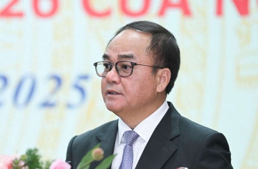 Thứ trưởng Bộ Nội vụ Vũ Chiến Thắng. Ảnh: Mạnh Quân