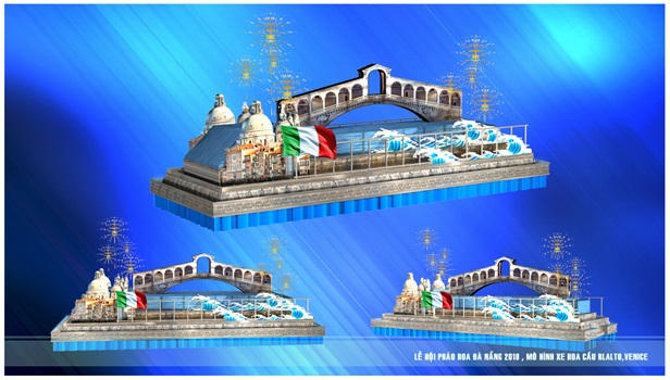 Đội Italia là Cầu Rialto (tiếng Ý: Ponte di Rialto) tại Venezia là một trong các công trình xây dựng nổi tiếng nhất của thành phố. Cầu bắc qua Kênh Lớn (Canal Grande) này chỉ có một nhịp dài 48 m, nằm cạnh Fondaco dei Tedeschi là trụ sở thương mại của các thương gia người Đức tại Venezia.  Đấu trường La Mã là công trình lớn nhất được xây ở Đế chế La Mã được hoàn thành năm 80 sau Công Nguyên dưới thời Titus, với nhiều chỉnh sửa dưới thời hoàng đế Domitian.  Đấu trường Colosseum vẫn được sử dụng gần 500 năm với những bằng chứng ghi chép được về trận đấu thế kỷ 6 - rất lâu sau khi Đế chế La Mã sụp đổ năm 476.  Ngoài sử dụng làm nơi đấu của võ sỹ, nơi đây còn được dùng làm biểu diễn công chúng, tập trận giả trên biển, săn thú, kịch cổ điển.  Colosseum vẫn từ lâu được xem là biểu tượng của Đế chế La Mã và là một trong những mẫu kiến trúc La Mã đẹp nhất còn sót lại. Đây là điểm tham quan hấp dẫn của Roma và vẫn còn nhiều liên hệ với Giáo hội Công giáo.