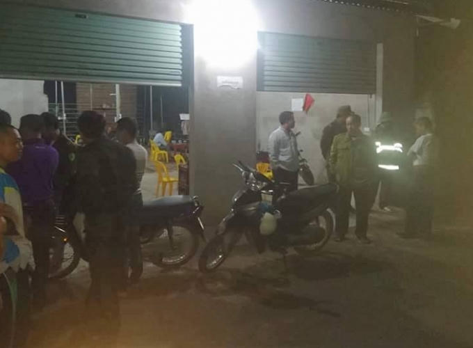 Quán nhậu nơi xảy ra sự việc.