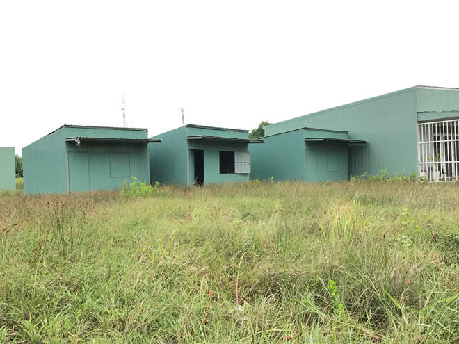 Nhiều lô đất bị phân lô trái phép.