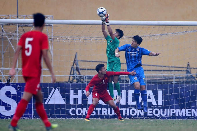 Trận giao hữu U-22 VN- Ulsan Hyundai hòa 0-0 chiều 26-1