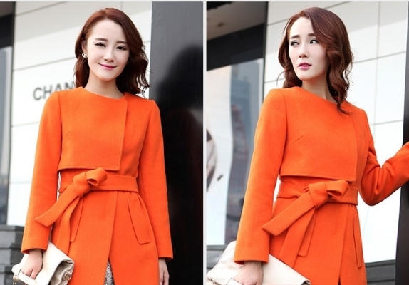 Ưu điểm của màu cam là khiến cho da bạn "bừng sáng", làm cho người mặc trẻ trung hơn rất nhiều. Ảnh: internet.