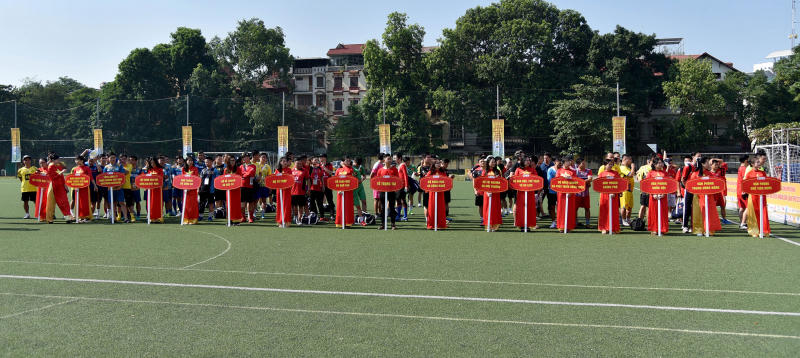 Các đội bóng tham dự Giải bóng đá các cơ quan Trung ương mở rộng tranh Cúp Báo Đại biểu Nhân dân