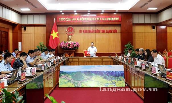 Quang cảnh buổi họp. (Ảnh: langson.gov.vn)