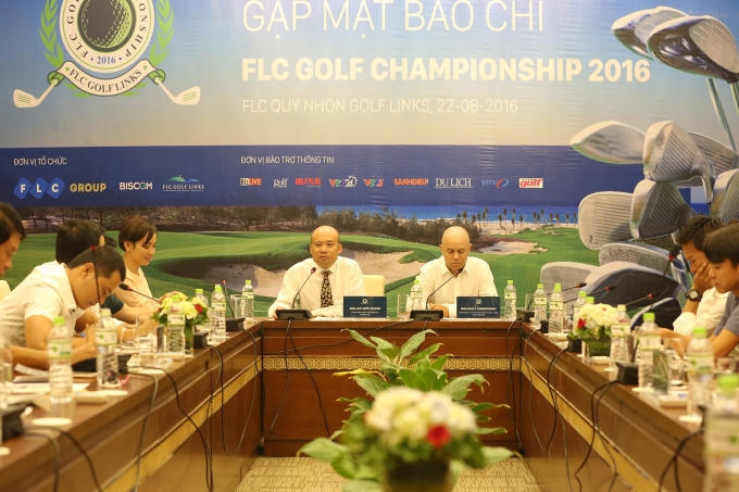 Ban tổ chức giải FLC Golf Championship 2016 gặp gỡ báo chí giới thiệu về Giải.