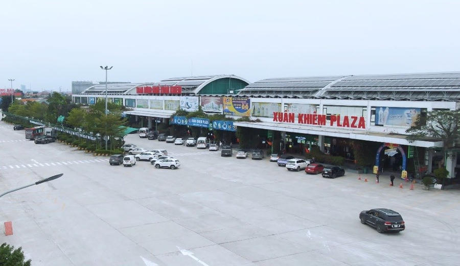 Trạm dừng nghỉ Xuân Khiêm trên đoạn tuyến cao tốc Cao Bồ-Mai Sơn.