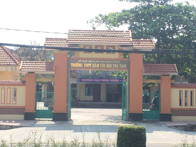 Trường THPT dân tộc nội trú tỉnh Quảng Bình