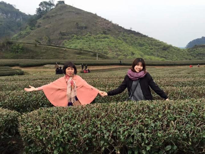 Chị Nguyễn Oanh (Hà Nội) tâm sự: Mộc Châu là điểm đến lý tưởng cho du khách những ngày đầu xuân.