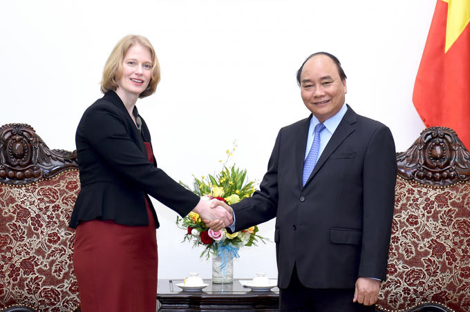 Thủ tướng tiếp bà Wendy Irene Matthews.