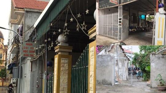 Một số nhà dân có vị trí gần các trường THPT vẫn tổ chức trông xe cho các em học sinh khối 10 để lách luật. Ảnh: TQ