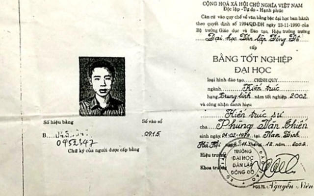 Thực hư thông tin một Viện trưởng ở Thái Bình dùng bằng giả trường Đại học Đông Đô?