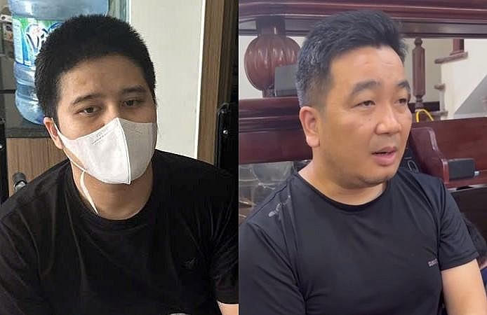 Các đối tượng bị bắt giữ.