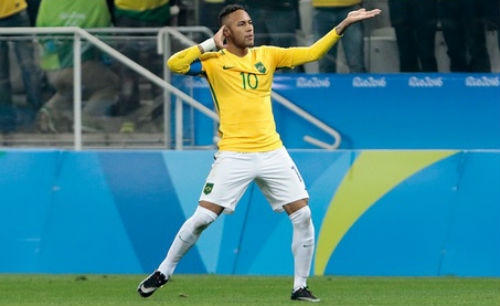 Olympic Brazil đ&atilde; xuất sắc gi&agrave;nh v&eacute; v&agrave;o&nbsp;b&aacute;n kết m&ocirc;n b&oacute;ng đ&aacute; nam Olylimpic Rio 2016.