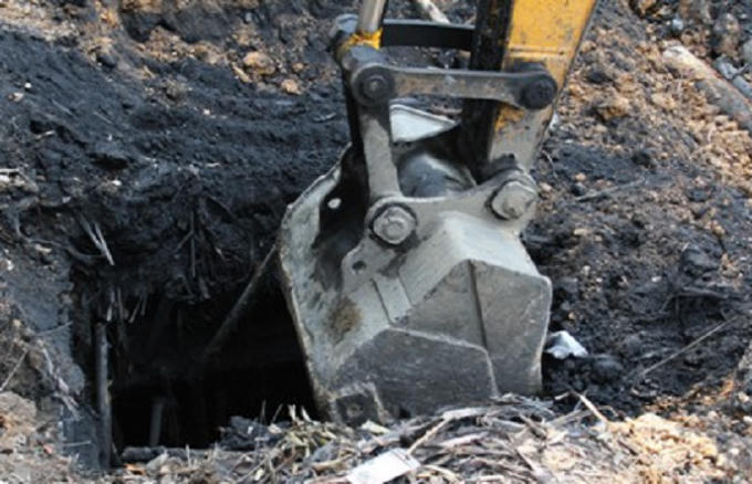 Lò than thổ phỉ bị lực lượng chức năng phá hủy và bàn giao cho Công ty TNHH một thành viên 86 quản lý (Ảnh minh họa).