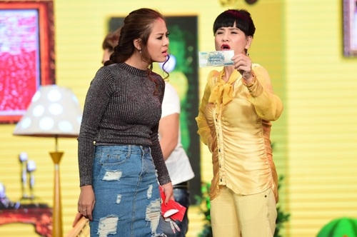 Cát Phượng đỏ mặt khi nghe nhắc đến tình cũ Thái Hòa