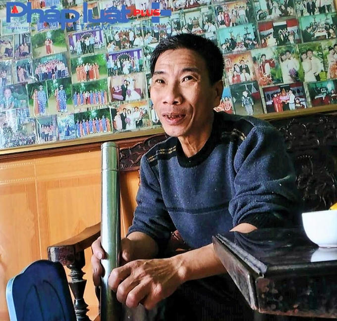 Ông Trịnh Quang Hòa, người dân Thị trấn Đoan Hùng, nhân chứng tham gia cứu nạn. (Ảnh: Tiến Vũ)