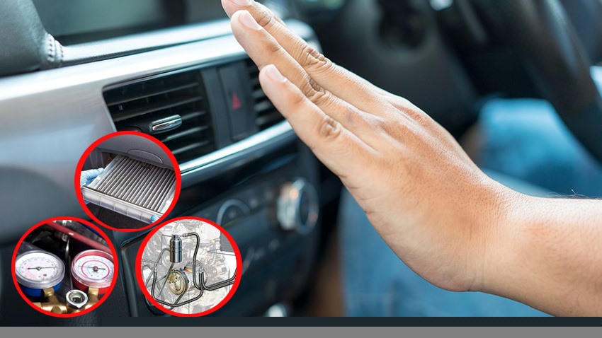 Ảnh minh họa điều hòa trên xe ô tô: Ảnh đồ họa TS