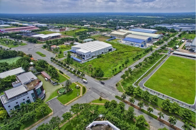 KCN Long Khánh với tổng diện tích quy hoạch hơn 764ha có tỷ lệ lấp đầy lên đến hơn 70% với các thương hiệu như lớn Samsung, Hyosung, Bosch…