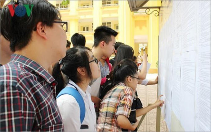Thí sinh thi THPT Quốc gia năm 2018 có thể biết điểm chuẩn vào ngành học của các trường ĐH (ảnh minh họa)