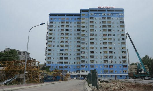 Khu chung cư Kim Thi. (Ảnh : báo Dân trí).