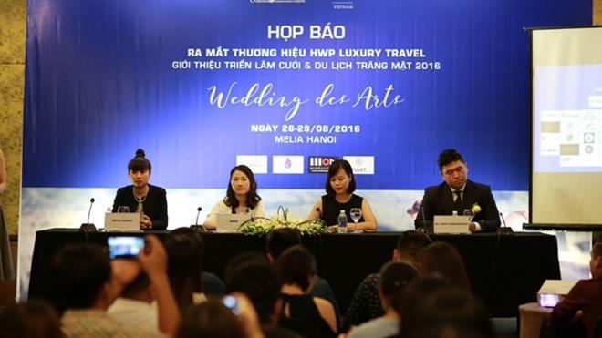 Những hình ảnh của buổi họp báo.